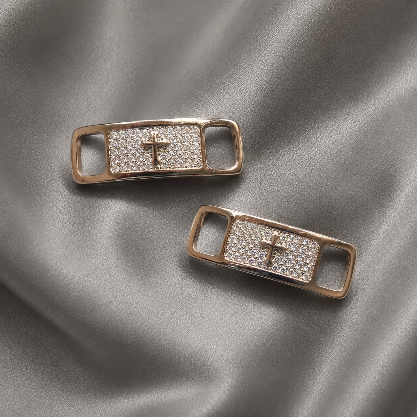 LACE ICONS | Iced Out Sneaker Jewelry Shoelace Charms (2PCS)