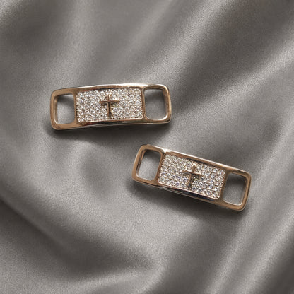 LACE ICONS | Iced Out Sneaker Jewelry Shoelace Charms (2PCS)
