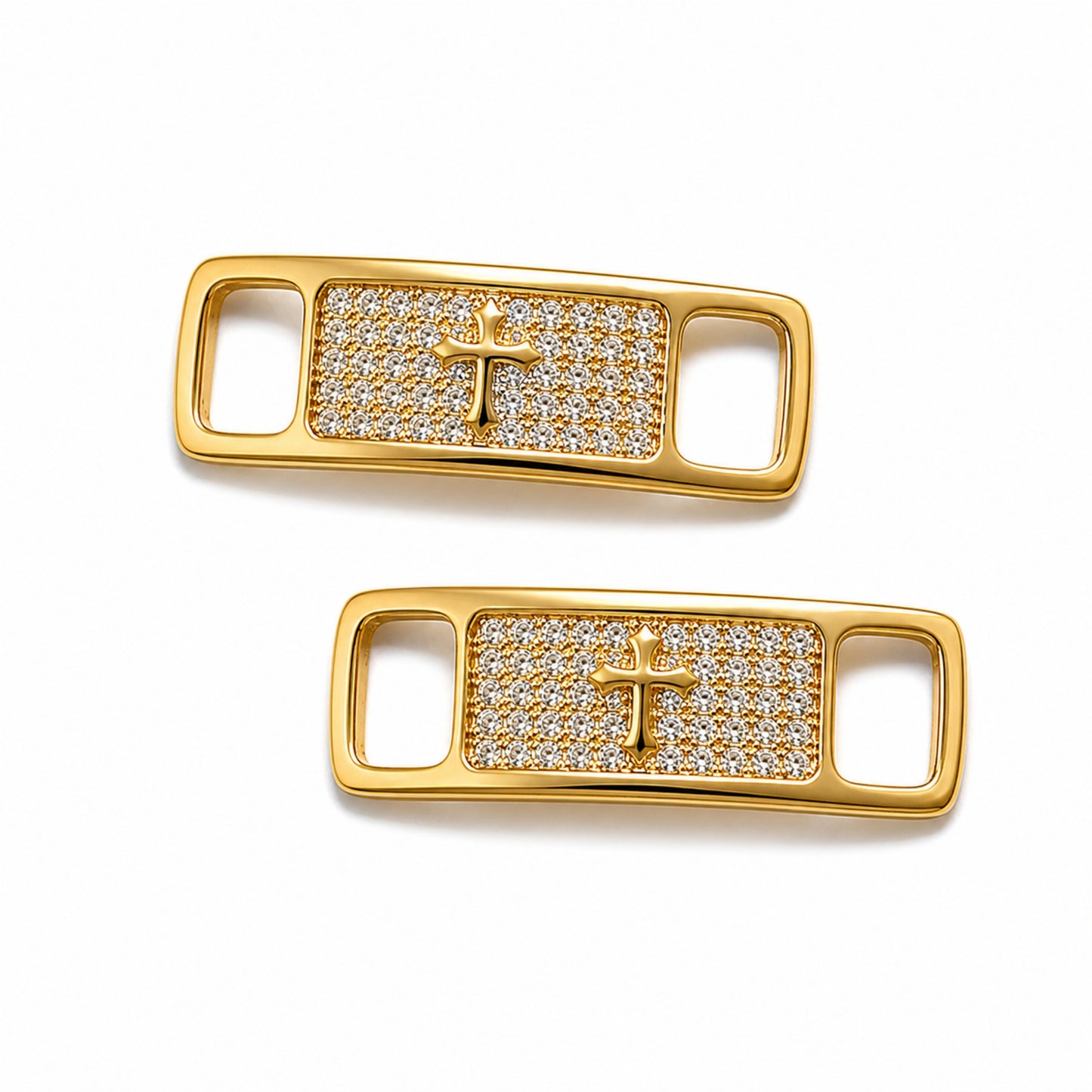 LACE ICONS | Iced Out Sneaker Jewelry Shoelace Charms (2PCS)