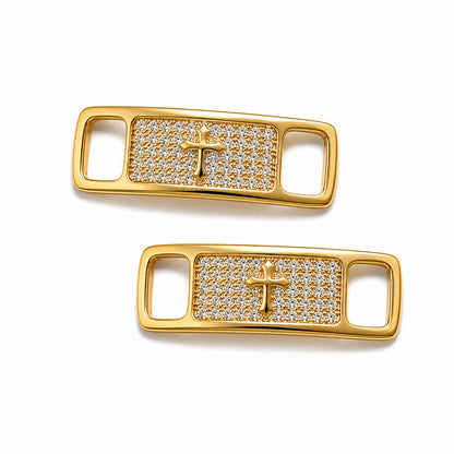 LACE ICONS | Iced Out Sneaker Jewelry Shoelace Charms (2PCS)