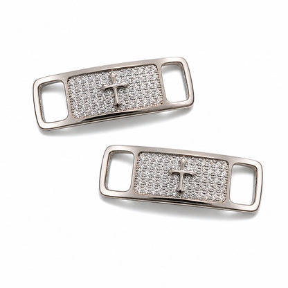 LACE ICONS | Iced Out Sneaker Jewelry Shoelace Charms (2PCS)