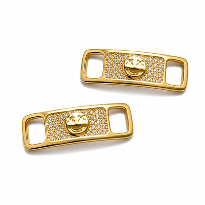 LACE ICONS | Iced Out Sneaker Jewelry Shoelace Charms (2PCS)