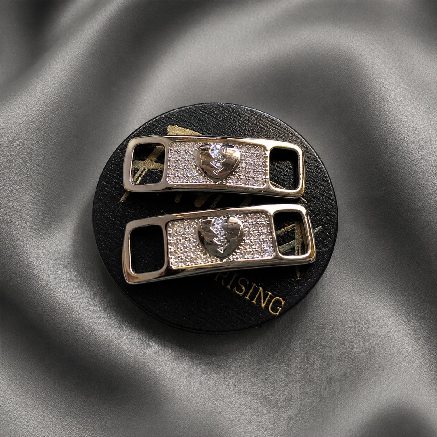 LACE ICONS | Iced Out Sneaker Jewelry Shoelace Charms (2PCS)