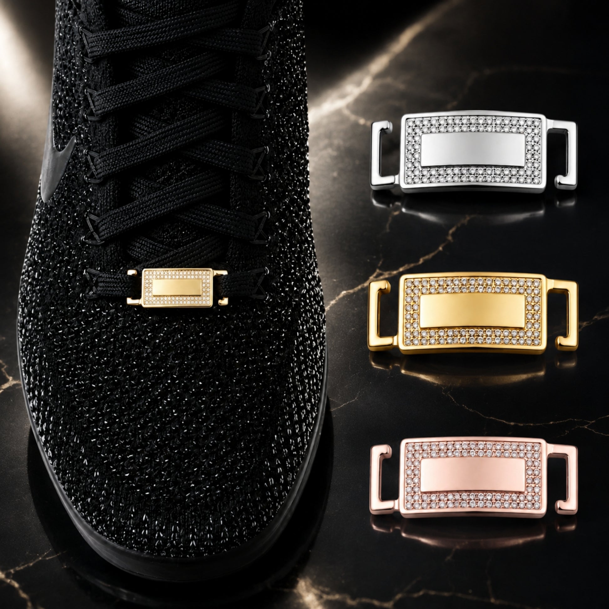 ICEDIAMOND PURE FORM clip-on sneaker jewelry shoelace charms