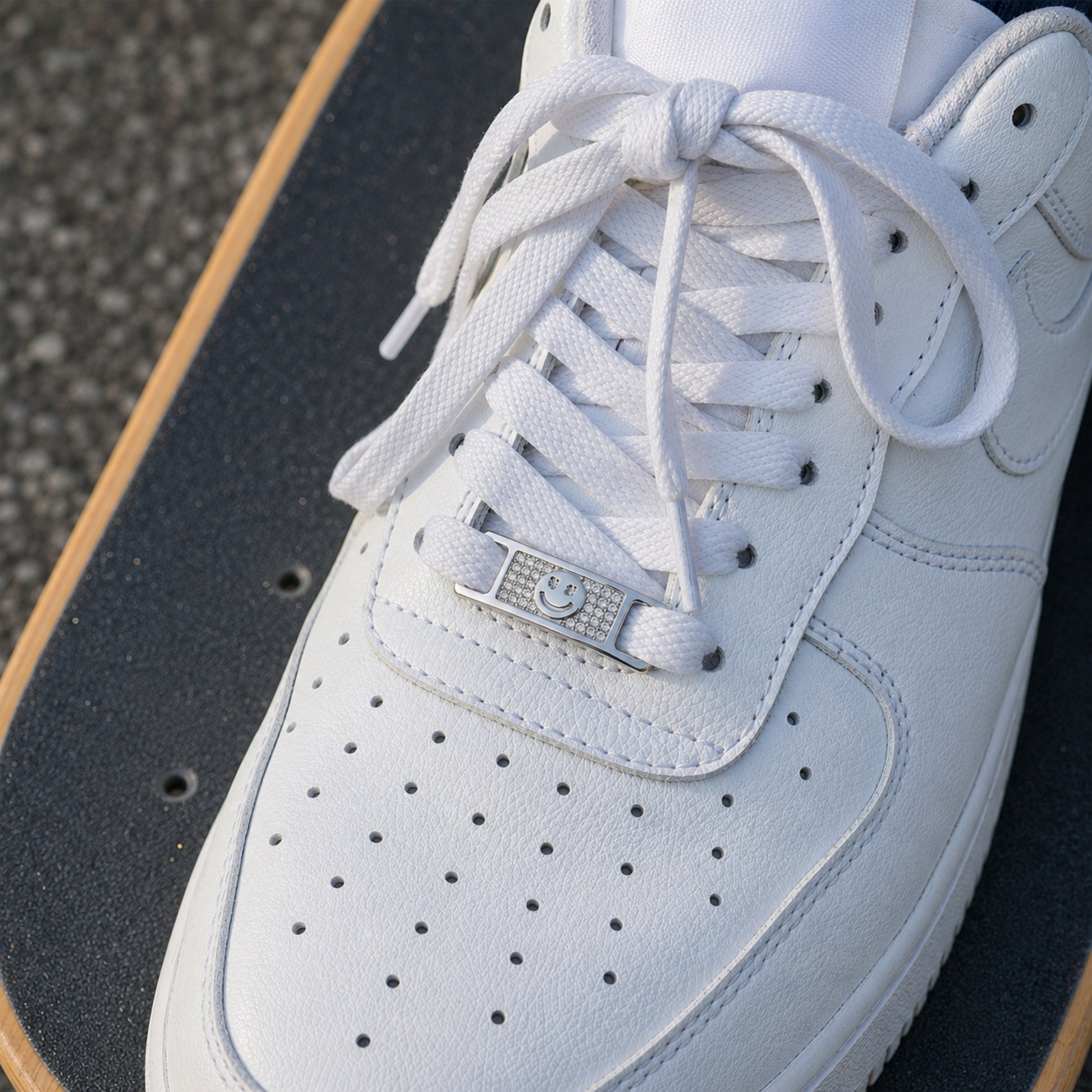 Sneaker Jewelry Shoelace Charms, stylish jewelry perfectly suited for AF1 sneakers.