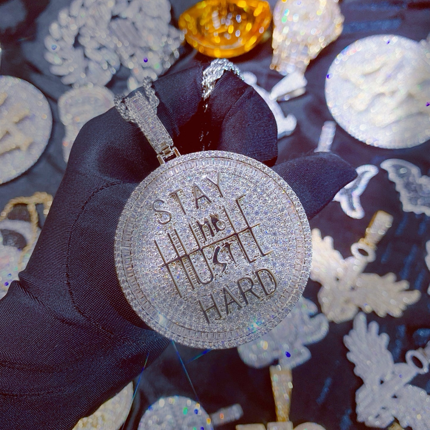 STAY HARD | Statement Pendant Necklace