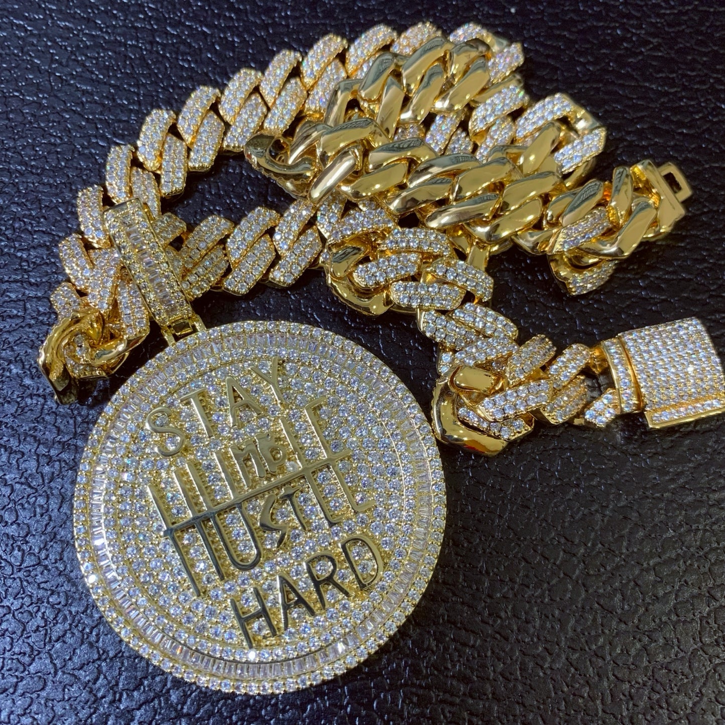 STAY HARD | Statement Pendant Necklace