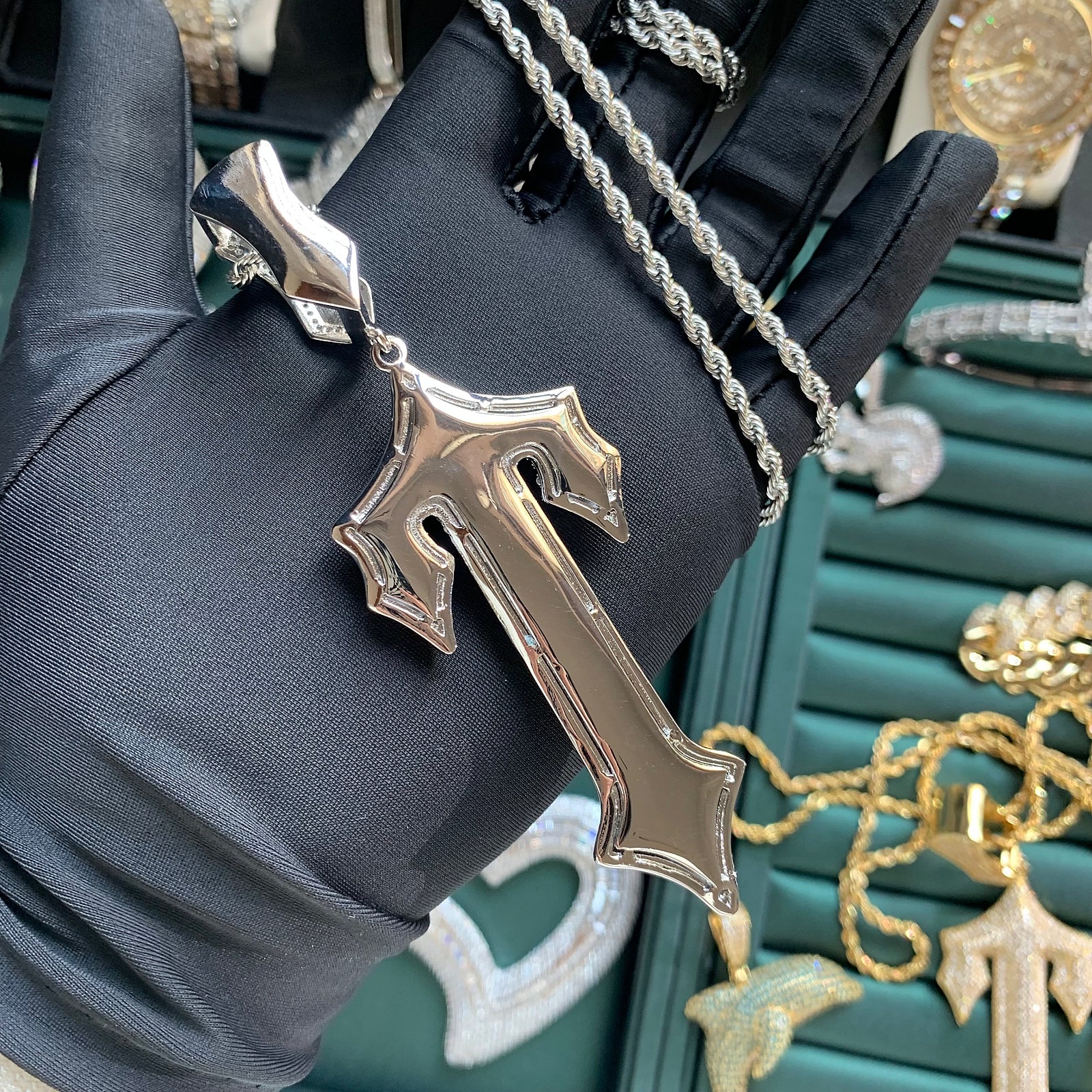 gold plated hip hop jewelry