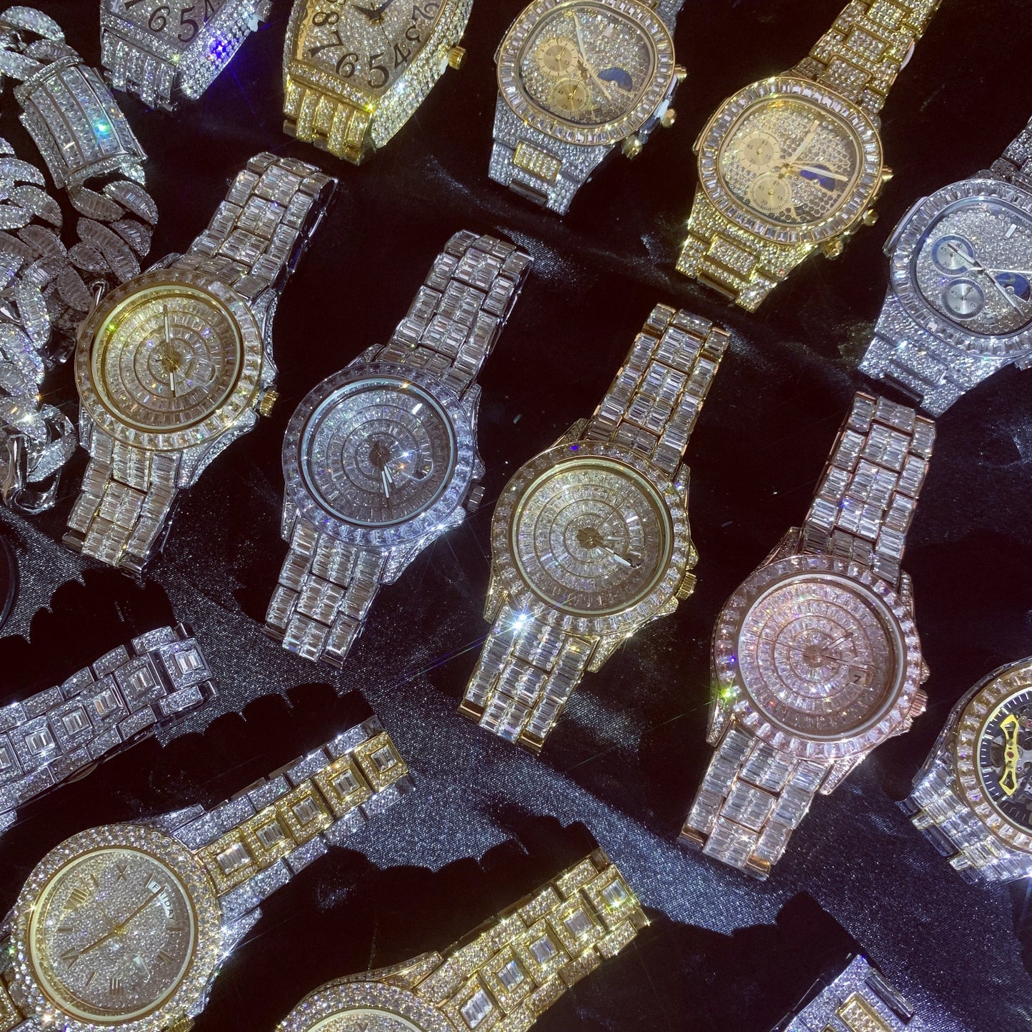 bling diamond watches for men